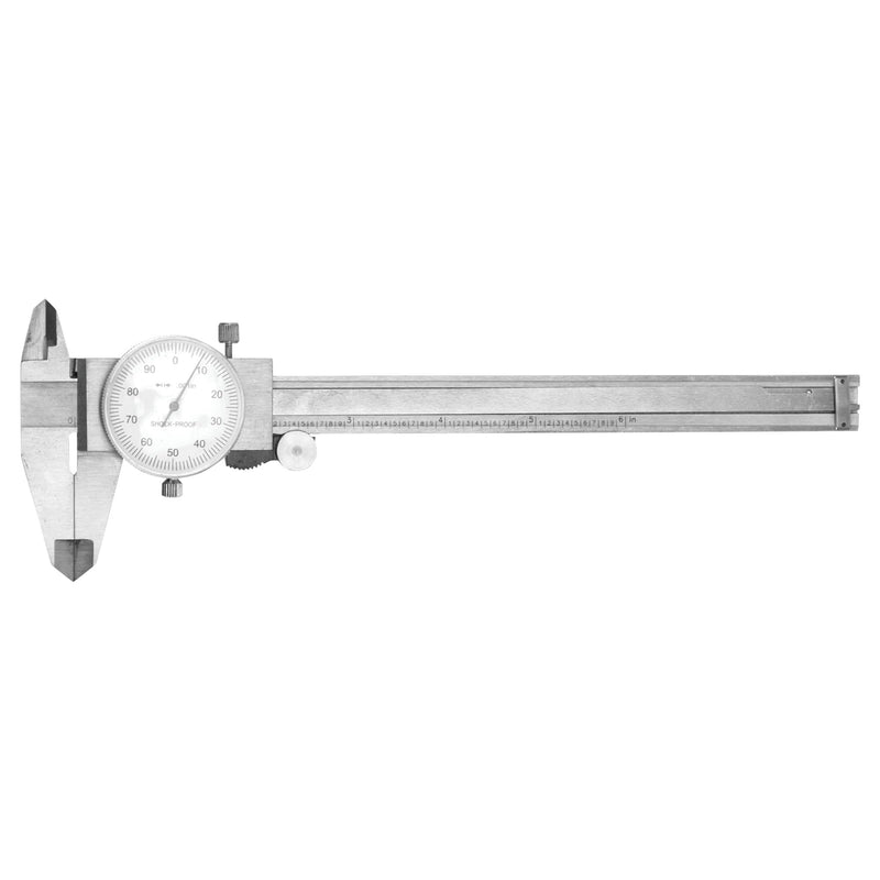 Performance Tool W80151 Stainless Steel Dial Caliper 0-6-Inch