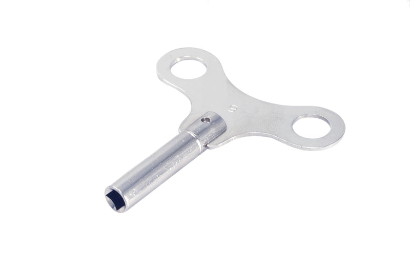 Nickel Plated Solid Brass Made Key for Clock Winding Mechanical Clock Crank Winder Key Tool (Key No. 11-5mm I.D.) Key No. 11-5mm I.D.