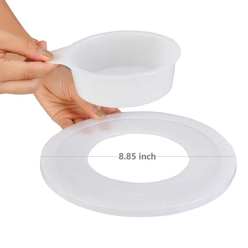 2 Pack Mixers Bowl Covers for KitchenAid 4.5-5 Quart Tilt-Head Stand Mixers Bowl Covers Lid Mixer Bowl Cover Pack of 2