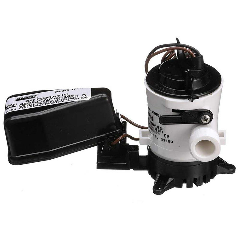 Seachoice Automatic Bilge Pump w/Float Switch, 750 GPH, 3/4 in. Hose Size