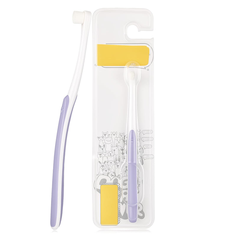 Soft cat Toothbrush Kitten Toothbrush for Cats Pet Toothbrushes Gentle Oral Care Tool for KittenDogTiny to Medium Pet