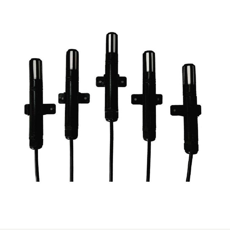 Taidacent SHT30 SHT31 High Precision Waterproof Digital Temperature Sensor 1M Cable Water Resistant Temperature and Humidity Sensor Air Temperature and Moisture Measurement (SHT30, Sheathed Cable)