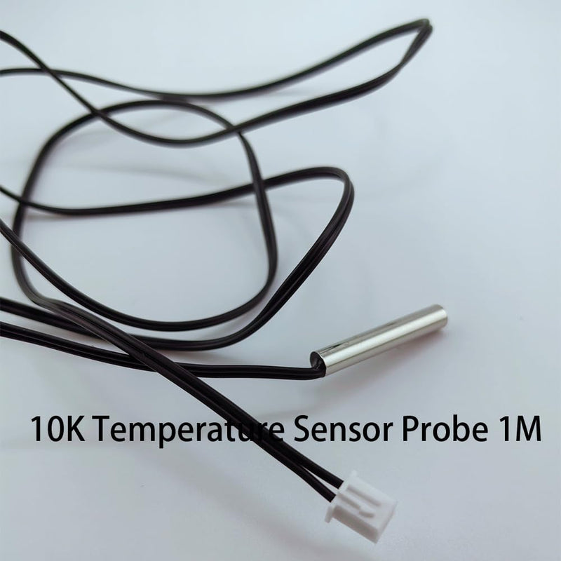 4pcs NTC 10K 3950 Thermistor 1 M, 10K Thermistor Temperature Sensor Probe, Stainless Steel 3950 NTC 10K Temp Sensor Probe use for Water Dispenser/Refrigerators/Freezers,etc. 4pcs NTC 10K 3950 Thermistor 1 Meter