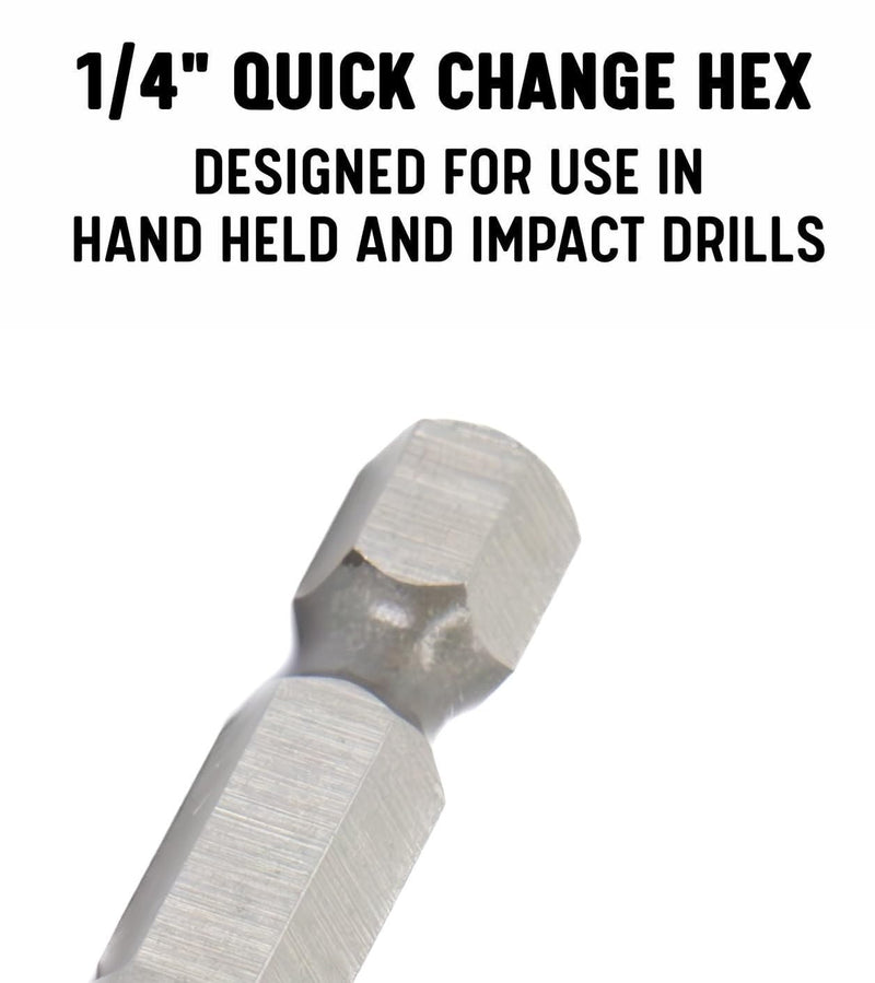 Drill America m3 X .5 Combined Drill Tap and Countersink with 1/4" Quick Change Hex Shank