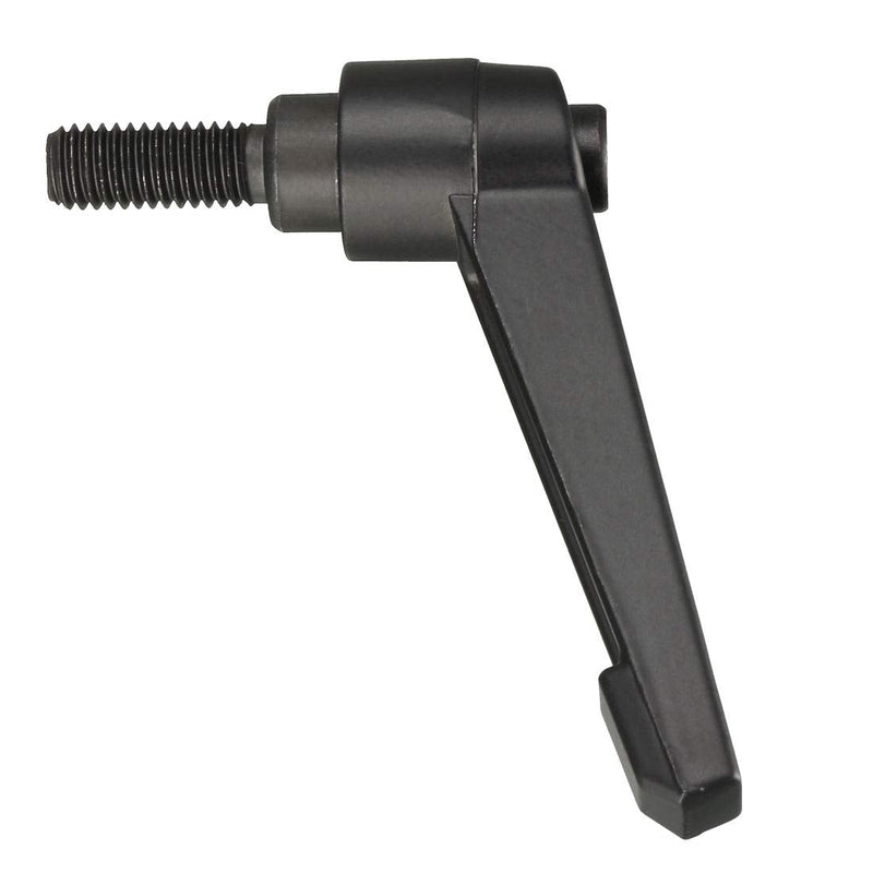 uxcell M8 x 20mm Handle Adjustable Clamping Lever Thread Push Button Ratchet Male Threaded Stud Knobs Locking Rotating Screw Handles Quick Release Bolt Black M8x20mm
