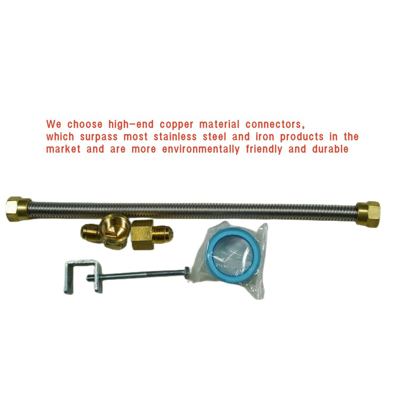 Rectangular Gas Fire Pit and Gas Fireplace H-Burner H Burner for Gas Fireplace bunrer with 3 Pipes (15 inch) Patent Applied 15 inch High temperature powder coating