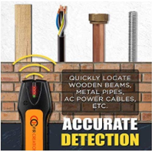 Stud Finder & Multifunction Device (Laser Level line, Leveler, Metric Ruler) - Stud Finder Wall Scanner With Laser Level Can Be Used as Pictures Hanging Tool and Ruler With Stud Finder
