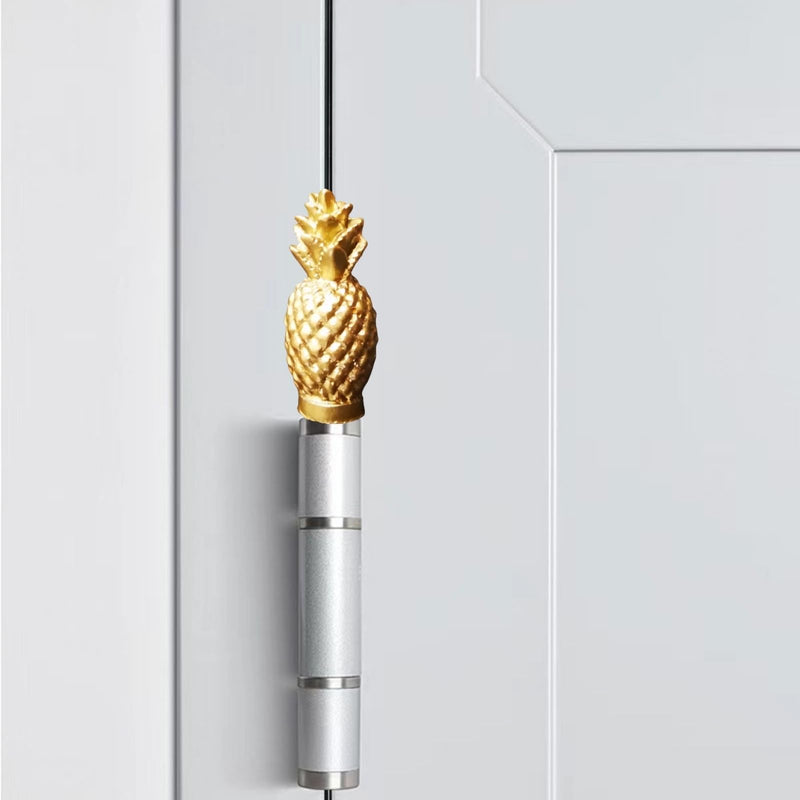 Pineapple Hinge Heads Decorative Topper Set of 6,Door Hinge Toppers for Home Decoration Door Hinge Toppers，Magnetic Hinge Head Toppers Cute Magnetic Hinge Heads Figurines