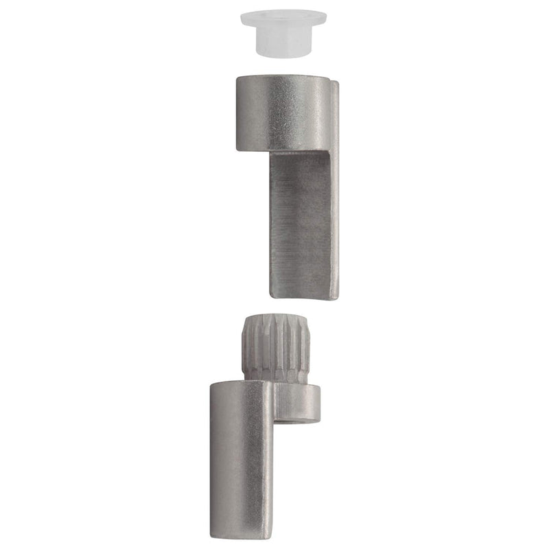 Nuk3y Door Saver 3 III Hinge Pin Stop for Residential Doors Fits All 3" to 4-1/2" Hinges (Satin Nickel) Satin Nickel