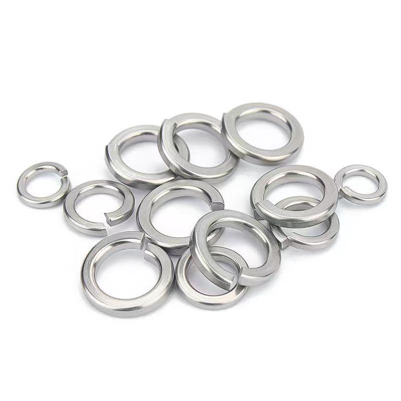 M10 Spring Lock Washers,Metric Split Lock Washer,304 Stainless Steel Lock Washers for Screws Bolts,50Pcs M10(50PCS)