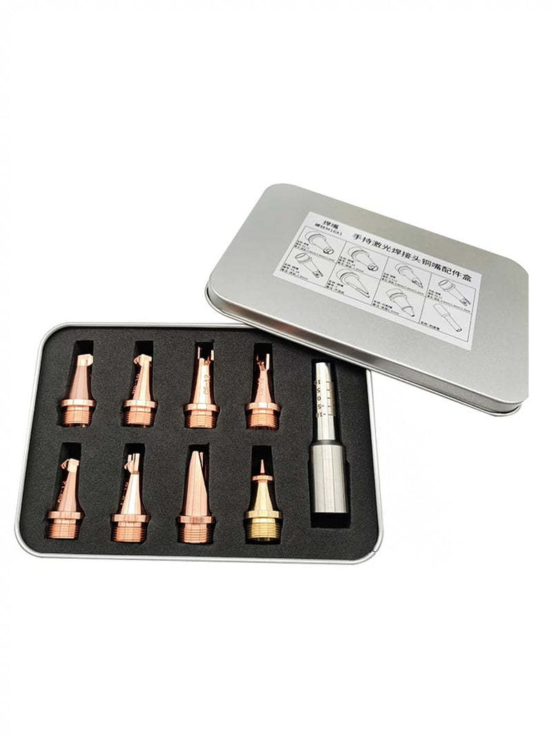 Laser Cutting Nozzle 5 Pcs Handheld Welding Head Gun Copper Nozzle M16 H35 for CQWY/SUP20S/T SUP21S/T Parts for Portable Fiber Laser Welder