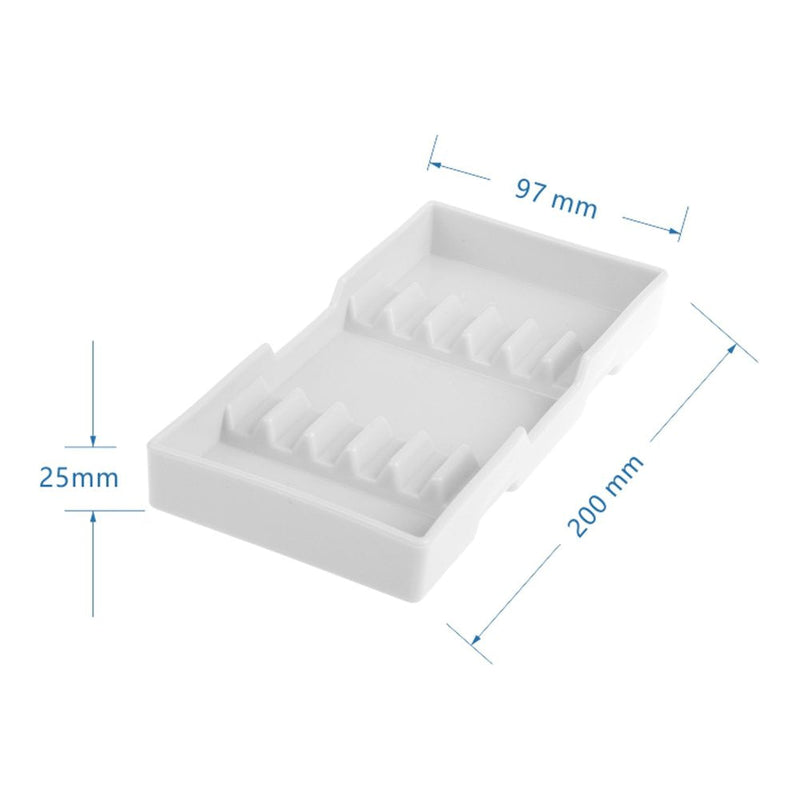 Drawer Organizer Instrument Tray Holder Dental Drawer Organizer (A, White) A