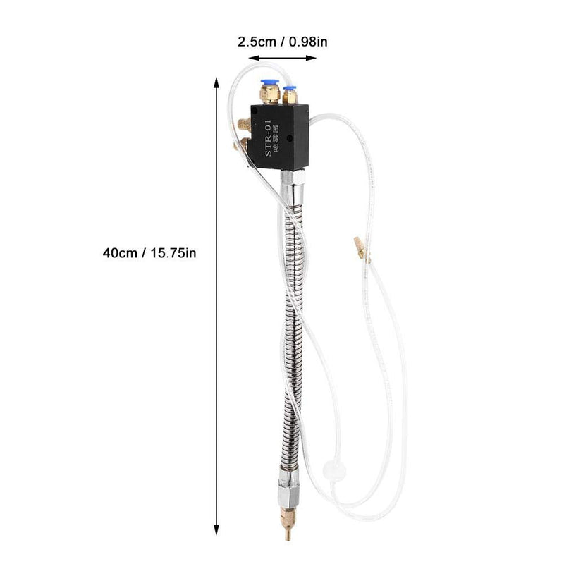 Garosa Mist Coolant Lubrication Spray System, for Metal Cutting Engraving Cooling Sprayer Machine for Air Pipe CNC Lathe Milling Drill with Flexible Pipe(STR-01)
