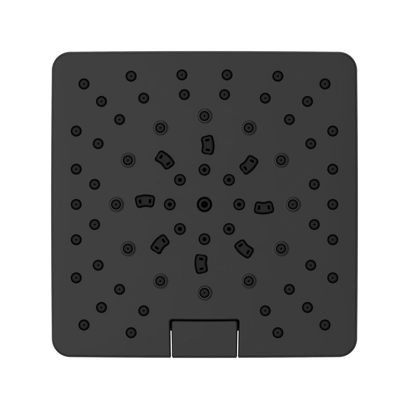 Pfister USH-51SHW Modern Square 1.75 GPM Multi Function Shower Head Spot Defense Black