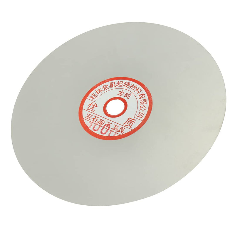uxcell 6-inch Grit 3000 Diamond Coated Flat Lap Wheel Grinding Sanding Polishing Disc 3000 Grit