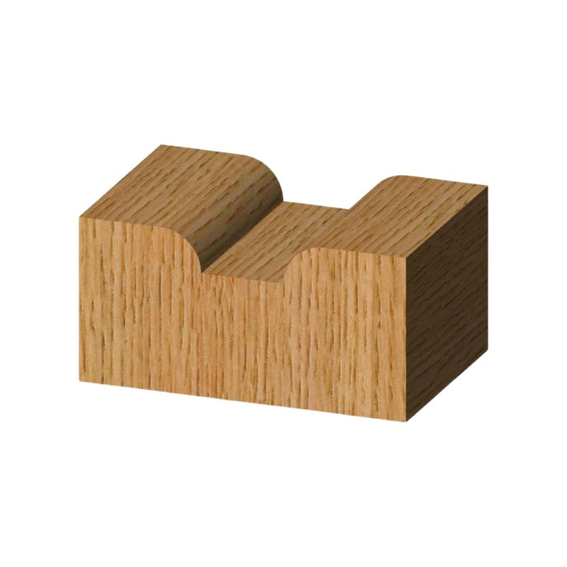 Whiteside 3608 Plunge Ogee Router Bit: 3/16 Inch Radius, 3/8 Inch Small Diameter, 1-1/8 Inch Large Diameter, 1/2 Inch Cutting Length, 1/2 Inch Shank, 2-1/4 Inch Overall Length