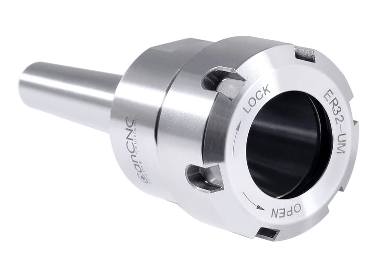 Accusize Industrial Tools Morse Taper MT2 Shank ER32 Collet Chuck, Max 8000 RPM, 3/8"-16 Drawbar End, Max TIR 0.0002'' O.D to I.D, 0223-0235 MT2-ER32