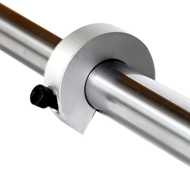 (Pack of 4) Shaft Collar Set for Linear Rail SBR16, All in One Clamp-on Shaft Collar with M5 Set Screw, Bore 16mm, OD 35mm, Thickness 10mm 16mm Bore Size