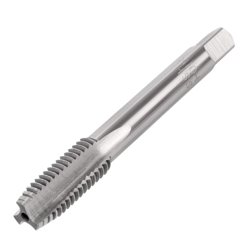 YXQ M10 x 1.5mm Metric Tap Machine HSS Right Hand Thread Shank Taper and Plug 3 Straight Flute(3Pcs)
