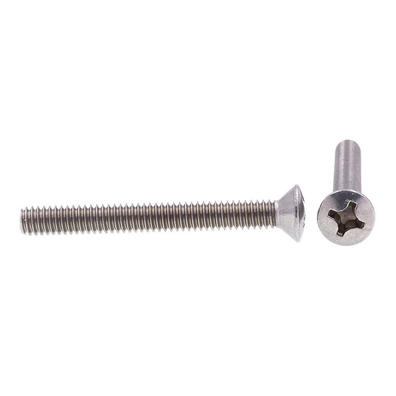 Prime-Line 9011245 Machine Screws, Oval Head, Phillips Drive, #12-24 X 2 in, Grade 18-8 (25 Pack)