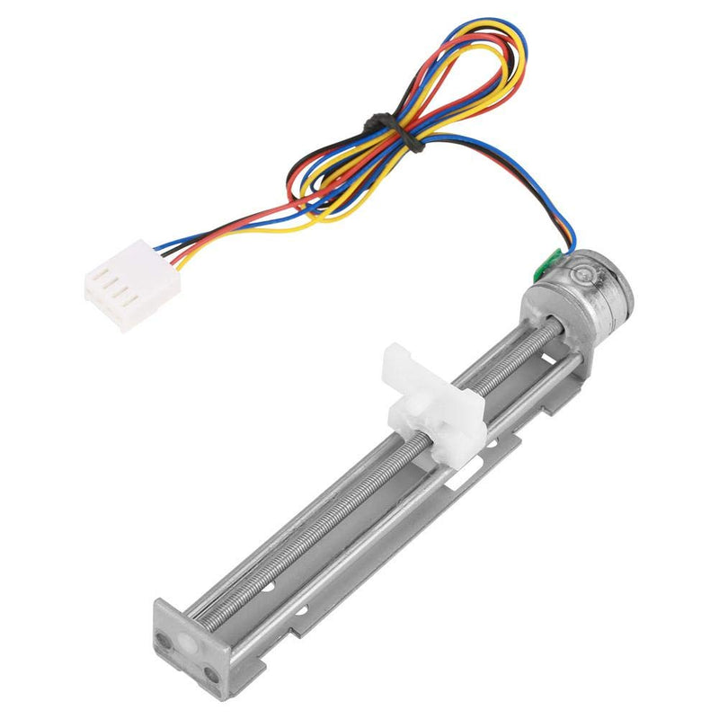 DC 12V Drive Stepper Motor Linear Screw Slider Stepper Motor for DIY Engraving Machine, 18 Degree Screw Worm Drive Stepper Motor