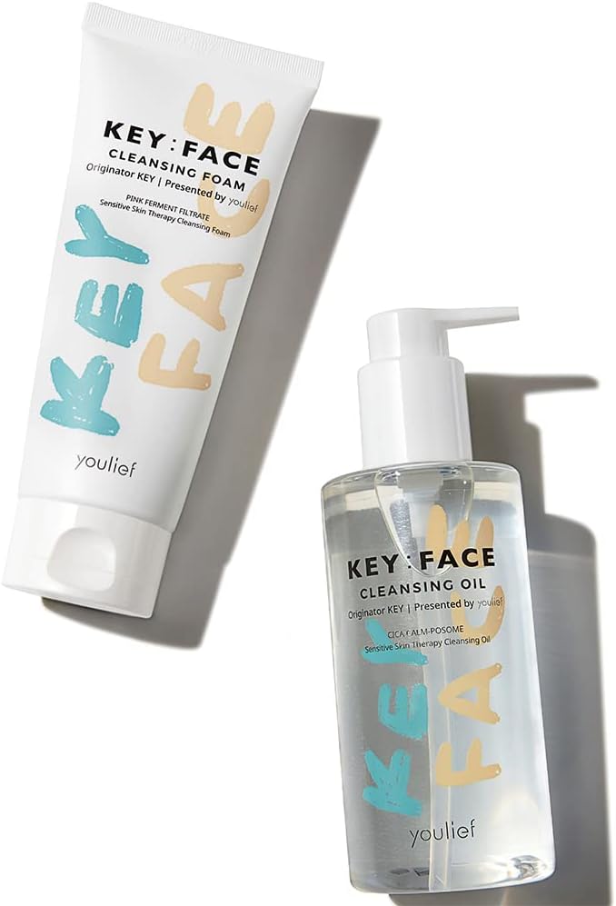 KEY: FACE Key Face Cleansing Set (Cleansing Foam & Cleansing Oil) - NewNest Australia