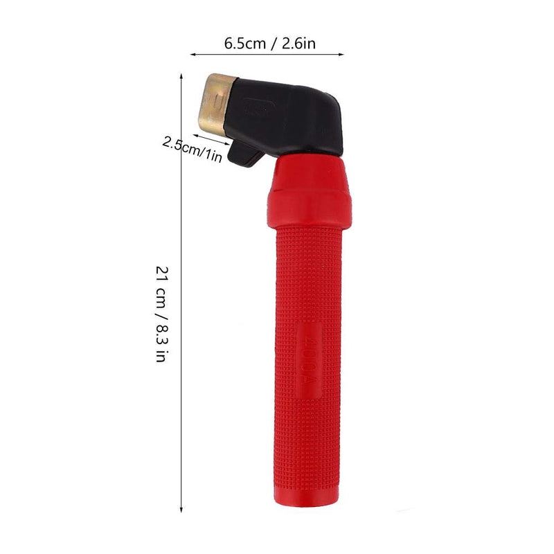 Welding Electrode Holder, 400A American Style Welding Stinger, Welding Electrode Rod Full Copper Heavy Duty Electrode Clamp Accessories for Welding Machine