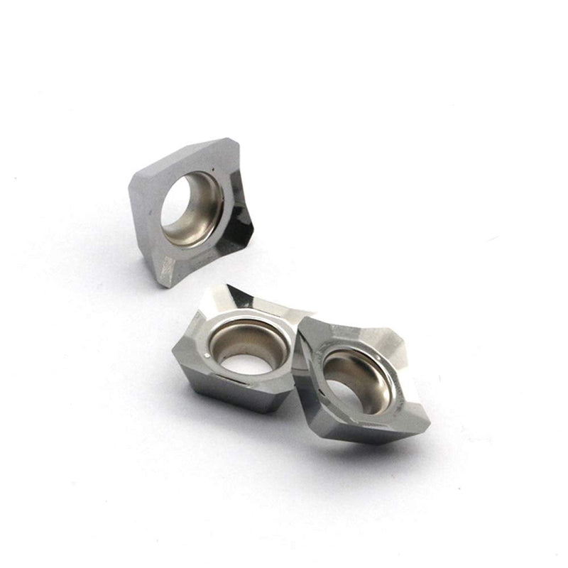 Carbide Inserts for Aluminum SEKT1204AFFN-LH2 for Milling Cutting Tools Finishing Working milling Inserts 10 PCS