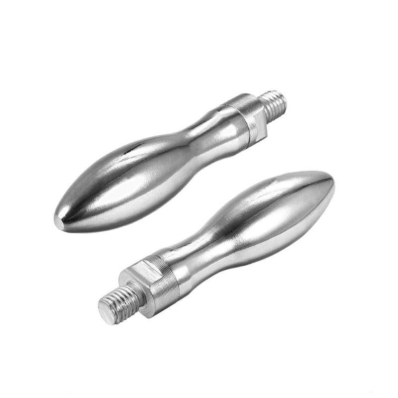 uxcell Clamping Handle Screw Knob Handle M10 x 12mm Threaded Steel Revolving Handle Grip M10x12mm