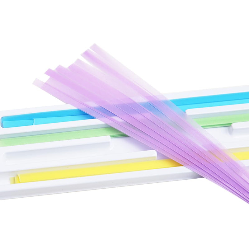Dental Polishing Strips Kit Teeth Polisher Sanding Grinding Deep Teeth Oral Cleaning Tool 120Pcs Multi Color Multi Roughness for Dental Clinic and Home