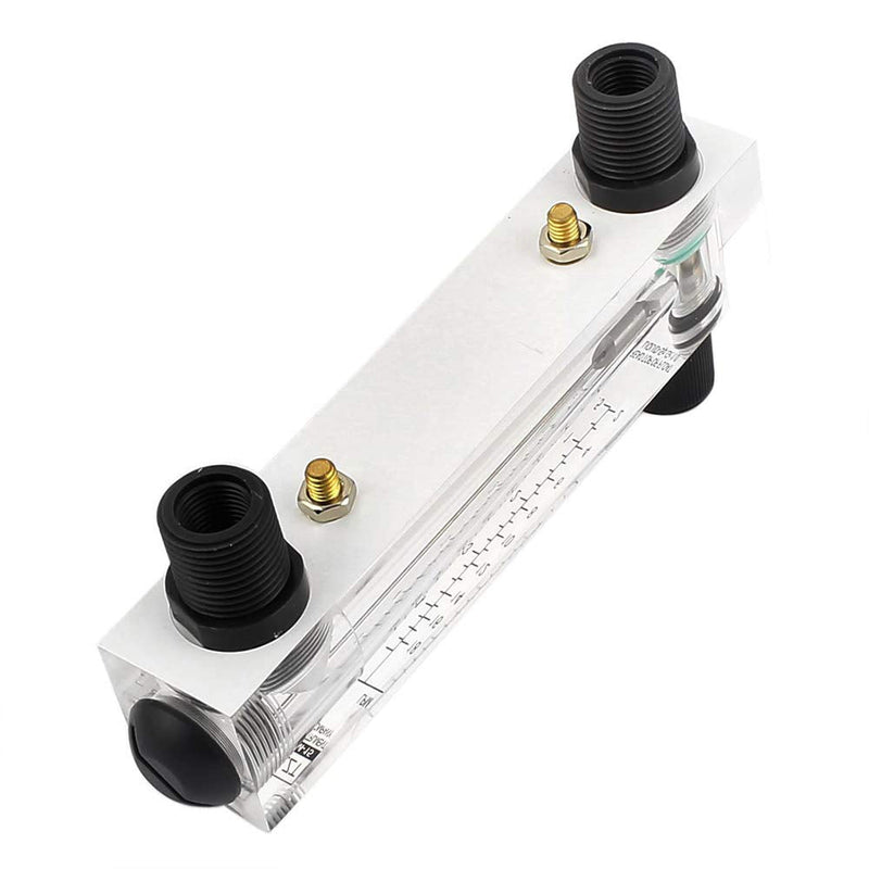 Flowmeters Adjustable Knob 0.5-5GPM 2-18LPM Water Flow Meter Panel Type Flowmeter