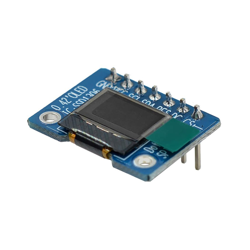 HiLetgo 2pcs 0.42" SSD1306 72 * 40 SPI OLED Display Module 0.42 Inch 72x40 OLED LCD Display Screen Module White 3.3V (SPI)