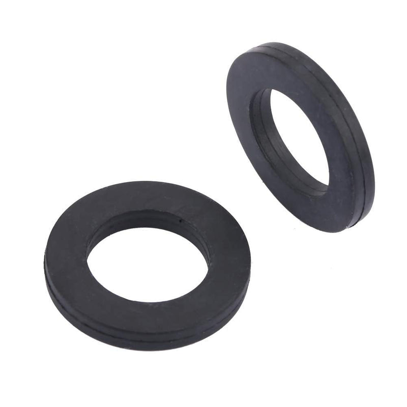 12pcs Flat Rubber Washers Rubber O Ring Seals Water Pipe Connector Replacement for Faucets and Shower Head(3/4 inch) 3/4" 3/4 inch
