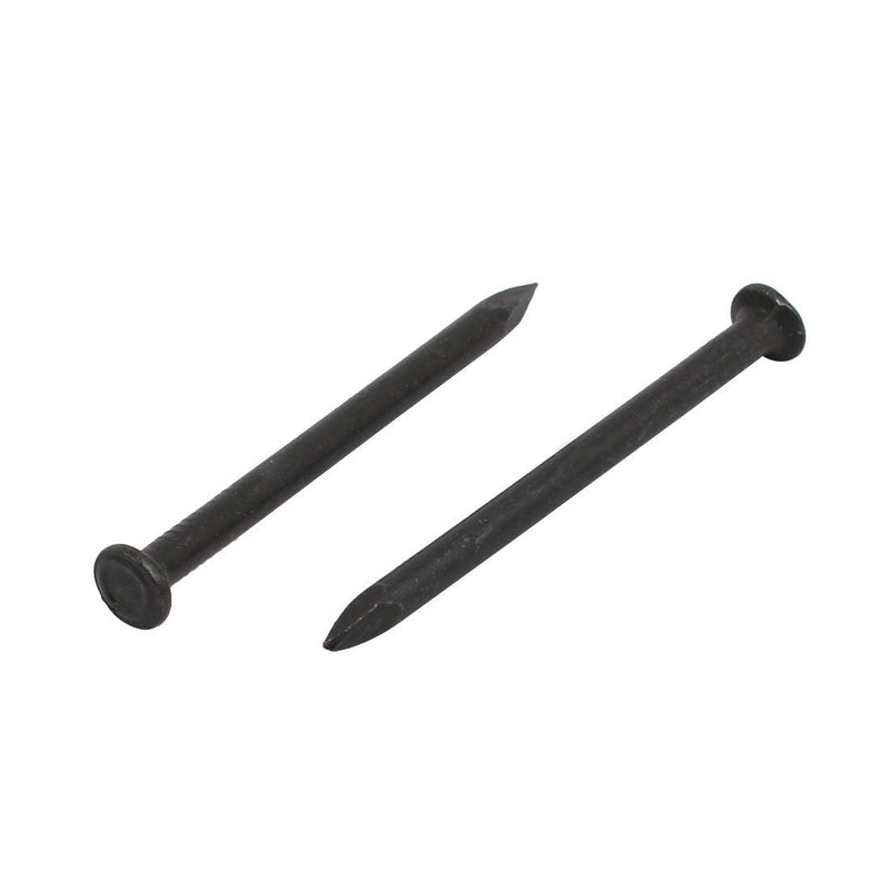 uxcell Hardware Nails 2-inch Length Carbon Steel Point Tip Wall Cement Nails Black 60pcs