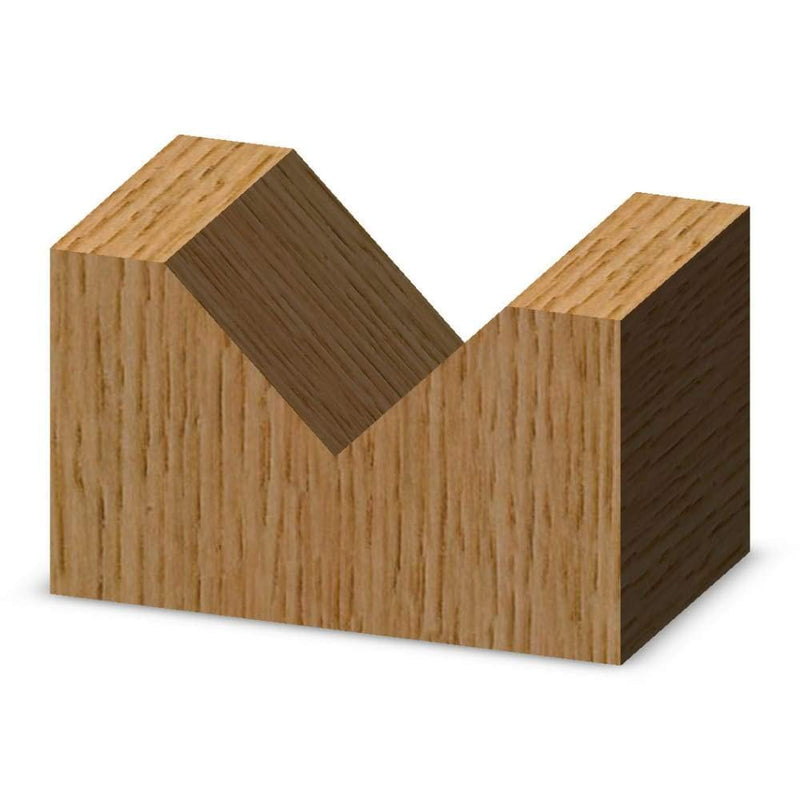 Whiteside Router Bits 1504 V-Groove Bit with 90-Degree 3/4-Inch Cutting Diameter and 3/8-Inch Point Length