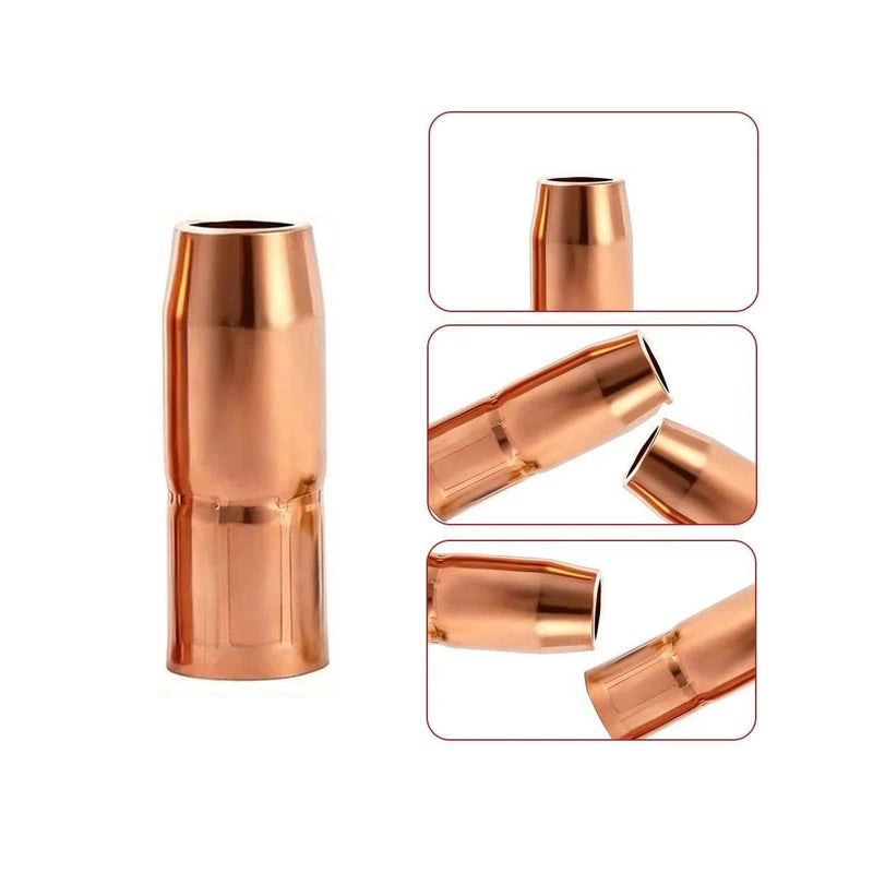 5PK Mig Gun Nozzle 169725 5/8“ 15.9mm Recess 1/8” for Miller Millermatic 200/210/211/212/250/251 Welder M25 M40 Guns 169725 Nozzle 5PK
