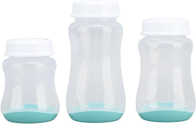 Atyhao Baby Bottle Newborn Baby Bottle Set of 3 Safety Anti Drop 180 240 300ml (Green) - NewNest Australia