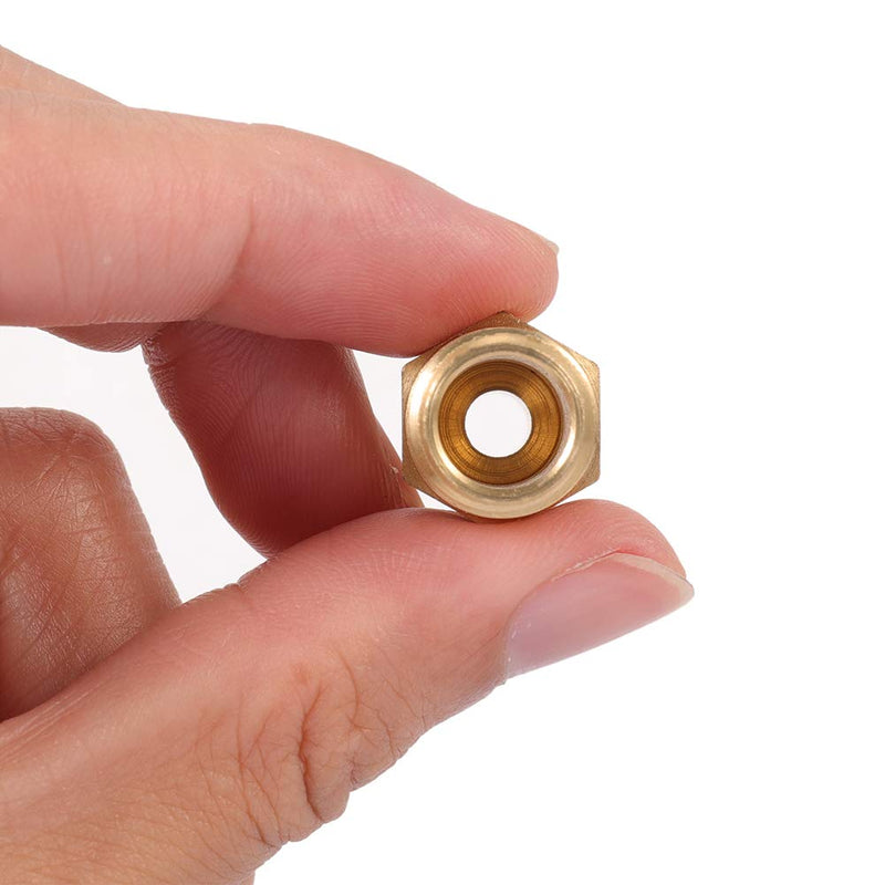 Brass 1/4-Inch NPT Male Industrial Air Hose Quick Connect Adapter,Air Coupler and Plug Kit,Air Compressor Fittings 10pcs (Male NPT) Male NPT