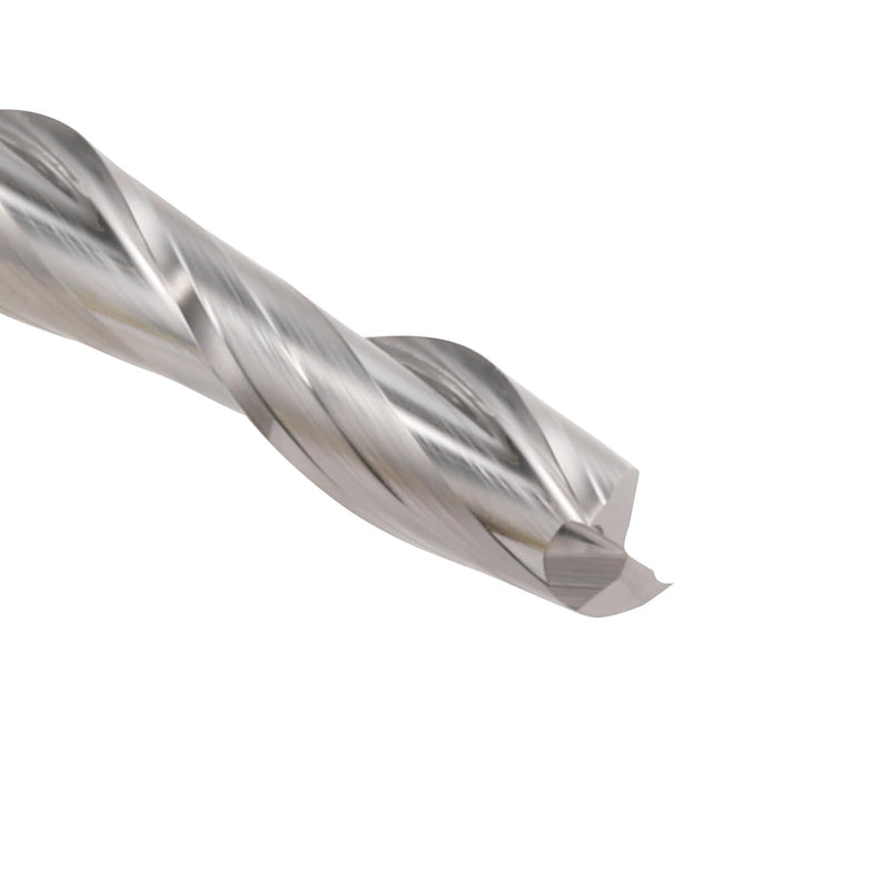 CNC Router Bits 1/8" Shank CNC Bit End Mill 1/16" Cutting Dia Flat Nose Carbide Endmill Two Flute Spiral Upcut Milling Cutter Tool Set for Wood PVC MDF Hardwood (10) 10