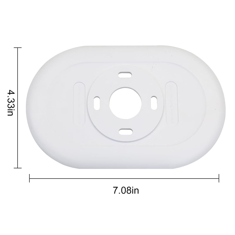 Nest Thermostat Trim kit,Nest Thermostat Wall Plate for Google Nest Thermostat-Programmable WiFi Thermostat Accessory (White White