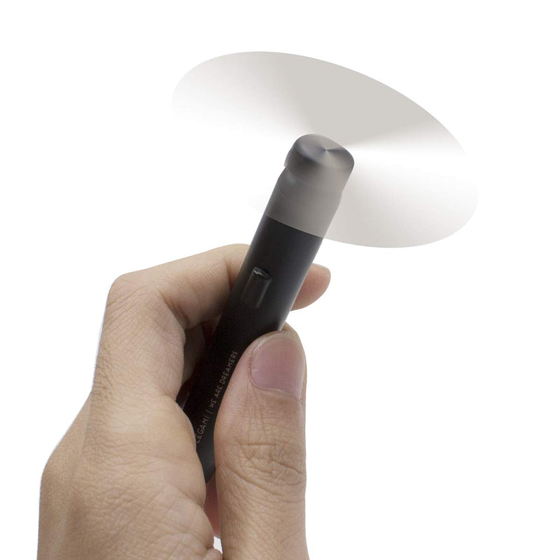 GS GLOWSEEN Pocket Fan, Mini Portable Handheld Fan AAA Battery Powered straight head