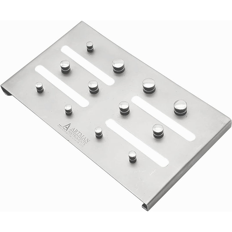 Rubber Dam Clamps Organizer For 12 Clamps Autoclavable Clamp mounting stand rack ARTMAN Brand