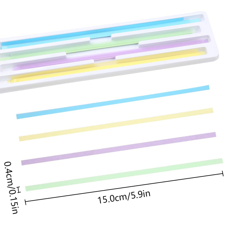 Dental Polishing Strips Kit Teeth Polisher Sanding Grinding Deep Teeth Oral Cleaning Tool 120Pcs Multi Color Multi Roughness for Dental Clinic and Home
