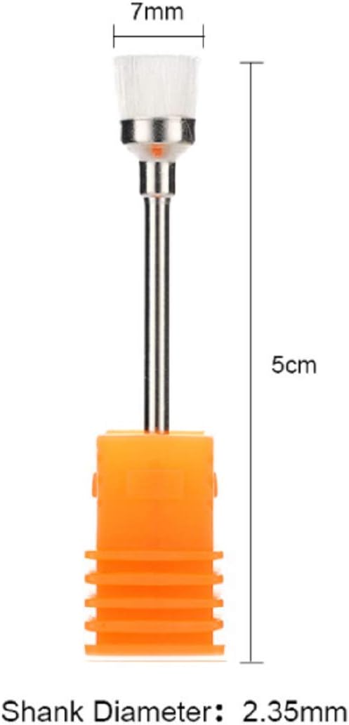 QT-135 Cleaning Brush Bit Mini Colorful Electric Nail Care Single Item/Set (Set of 5) - NewNest Australia