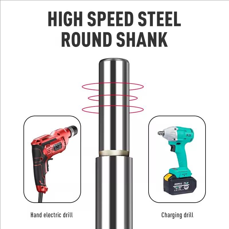 5 Pcs Forstner Drill Bit 30mm, Double-Flute Carbide Tipped Forstner Bit for Hard Wood, Soft Wood, Veneered Plywood, Plastic, Drilling Hole Saw Woodworking Hinge Cutter Tool