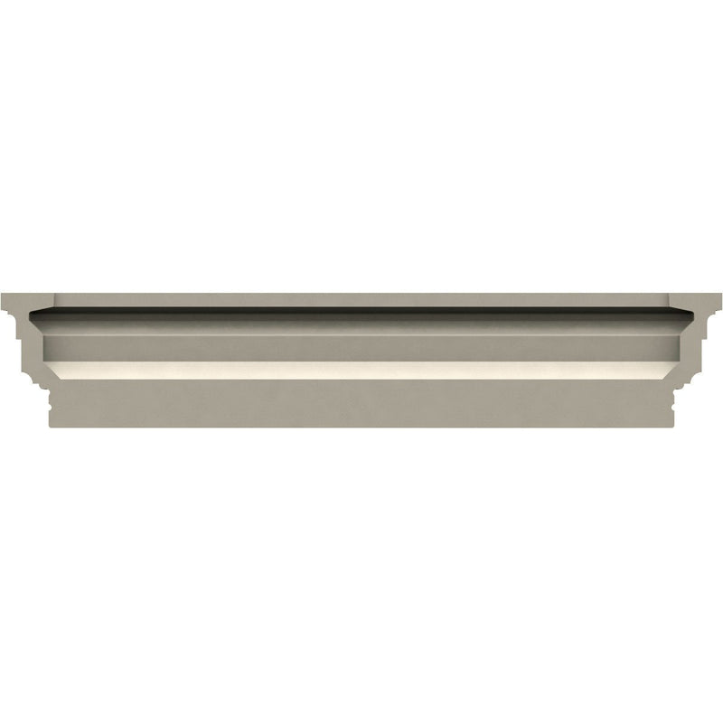 Endurathane Stockport Crosshead, 103" Bottom Width x 105 1/2" Top Width x 3 7/8"H x 1/4"P, Factory Primed 103-in. W
