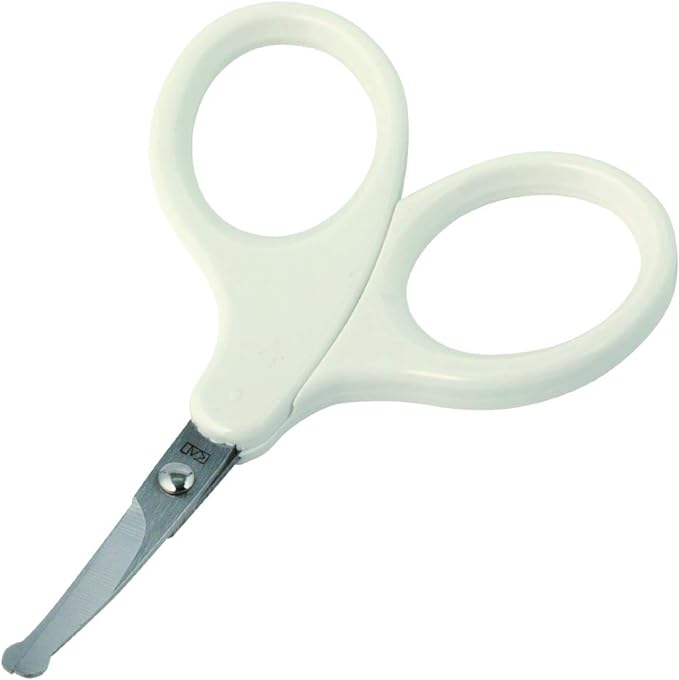Kai Baby Toothbrush Scissors with Cap Curved Blade for Difficult to Deepen - NewNest Australia
