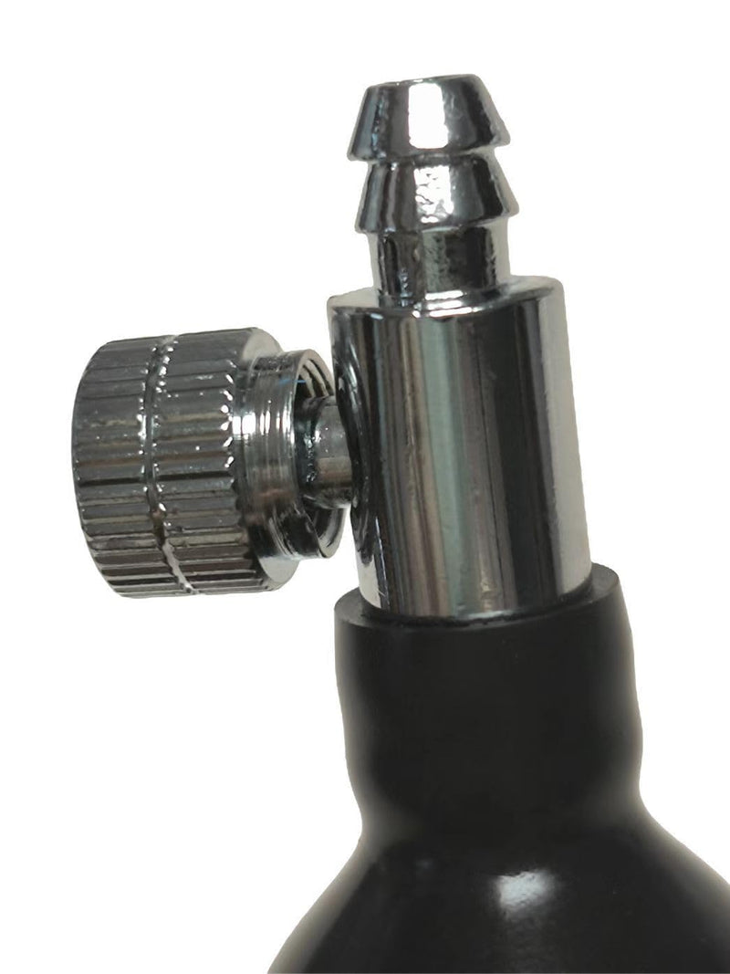 Latex Blood Pressure Bulb, Pressure Bulb Pump, Black Squeeze Bulb Pump for Manually Inflating Blood Pressure Replacement Parts