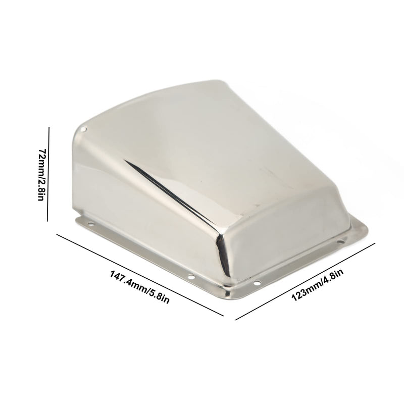 Boat Vent Cover, Marine Vent Cover 304 Stainless Steel with Nylon Base Proof for Boats Yachts Accessory