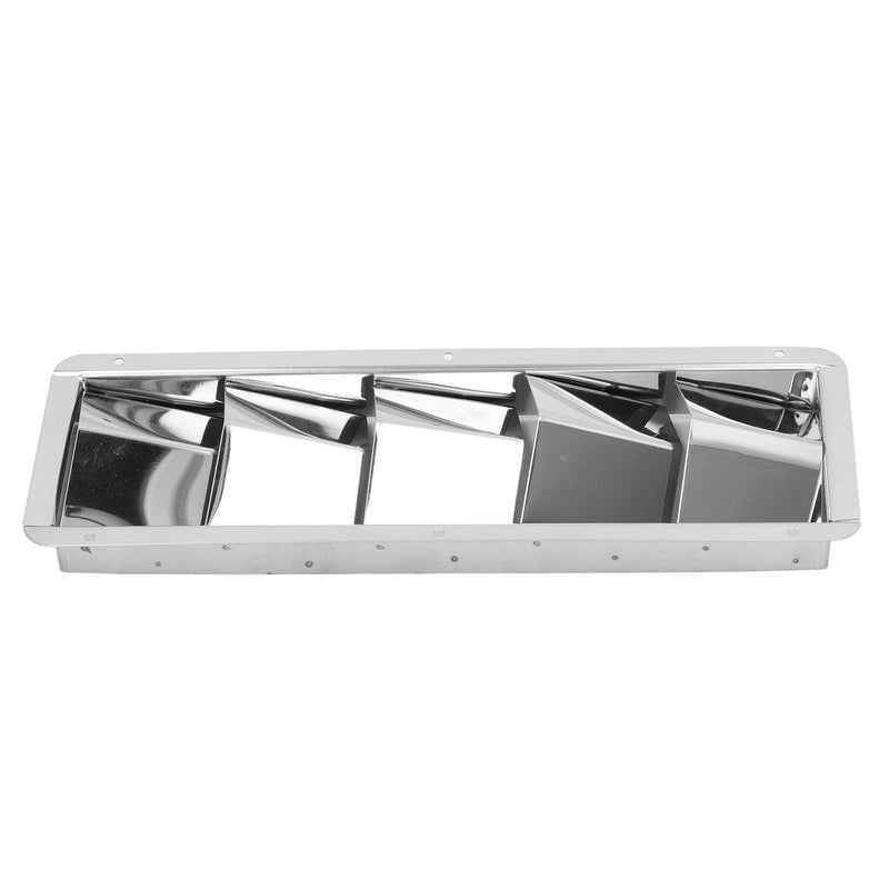 5 Slots Boat Loered Vent, Stainless Steel Louvered Ventilators, Marine Yacht Grille Ventilators Cover for Yachts